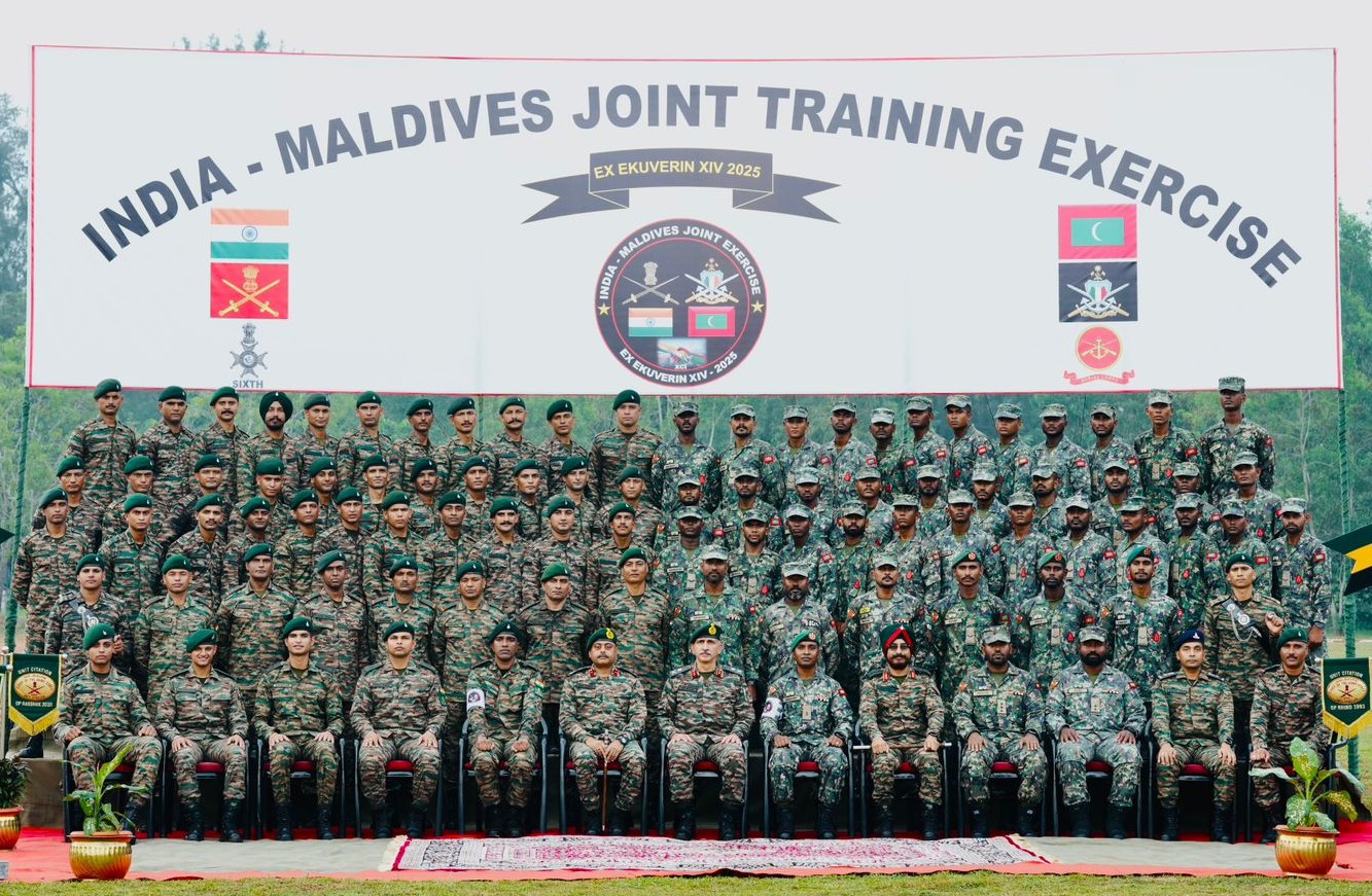 India-Maldives Joint Military Exercise Ekuverin Takes Place in Kerala